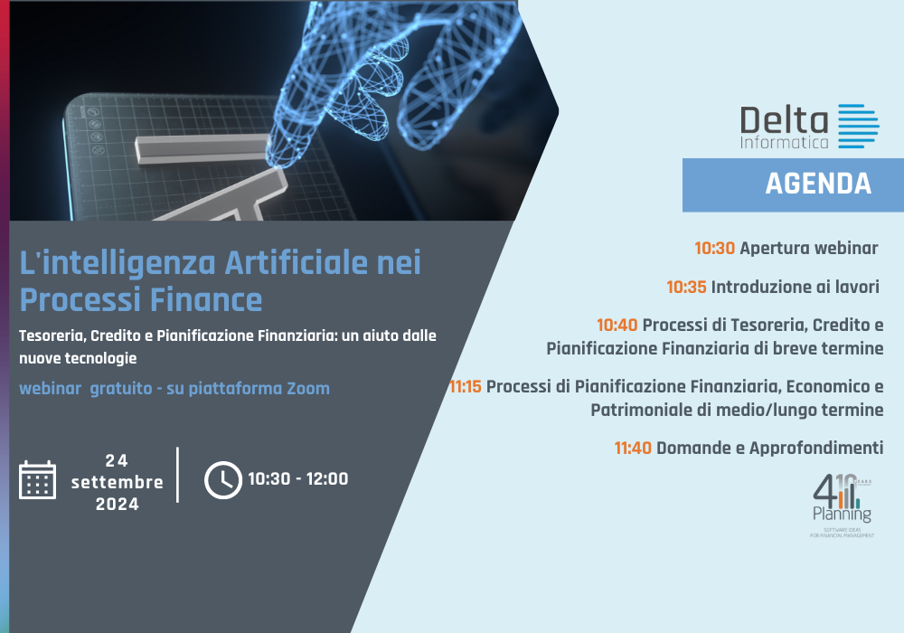 L’Intelligenza Artificiale nei processi Finance